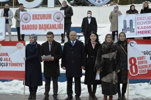 Erzurum’da 8 Mart Dünya Kadınlar Günü etkinlikleri