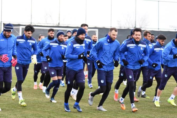 BB Erzurumspor, Samsunspor maçı hazırlıklarını sürdürdü