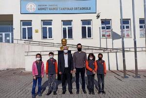 Erzurum’da ‘’Sanata dönüyorum’’ etwinning projesi