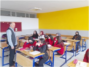 Erzurum Hamidiye Mesleki ve Teknik Anadolu Lisesinden dikkat çeken bir uygulama “Nöbetçi Annem”