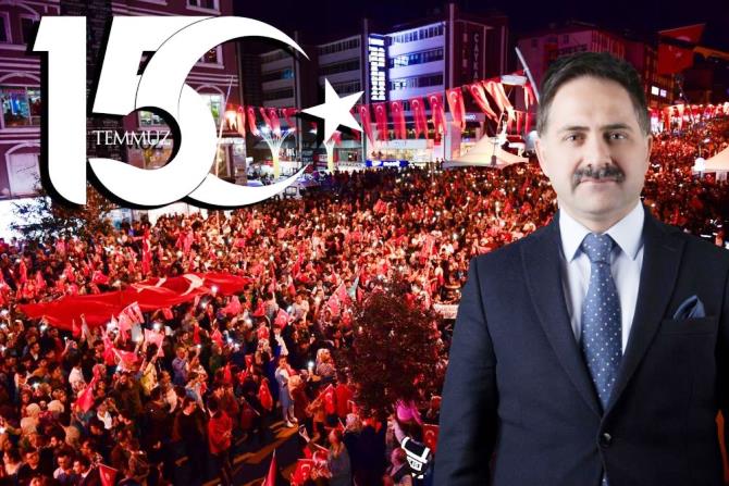 Başkan Uçar; “15 Temmuz milletlere rehberlik yapacak, yol gösterecek bir destandır”