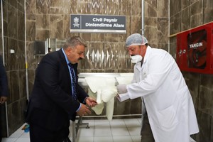 Palandöken Belediyesi Süt ürünleri Tesisi’nin açılışın Bakan Varank yaptı ..Palandöken ekonomisine kadın eli değecek