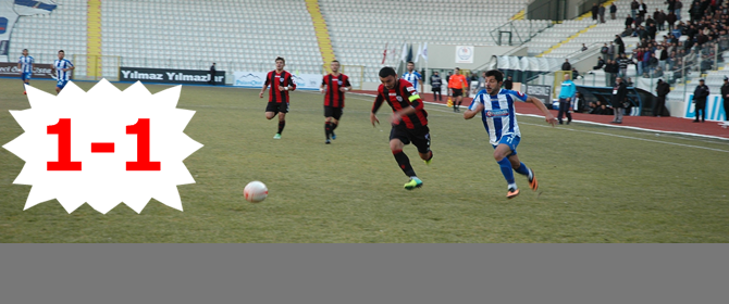 Büyükşehir Belediyespor 1 Puanla Yetindi...