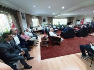 TESK heyetinden Erzurum Esnaf ve Sanatkârlar Odaları Birliği’ne ziyaret