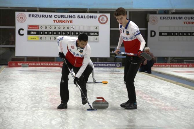 Türkiye Curling Süper Lig Finali Erzurum’da yapıldı