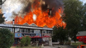 Erzurum Atatürk Üniversitesi'ndeki yangın kontrol altına alındı