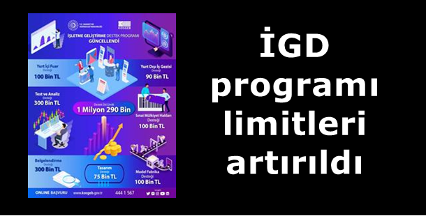 İGD programı limitleri artırıldı