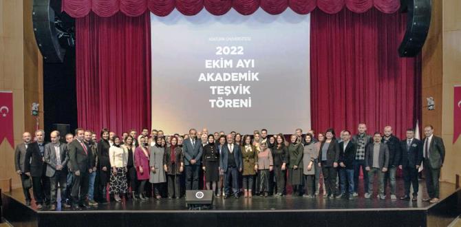 Ekim ayı bilimsel teşvik ve ödül töreni düzenlendi