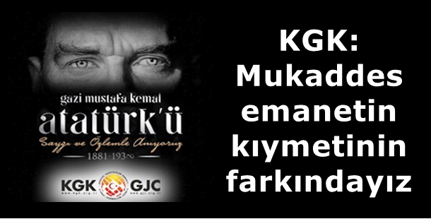 KGK: Mukaddes emanetin kıymetinin farkındayız