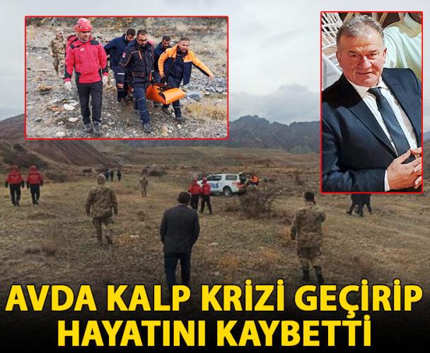 Av için çıktığı dağda kalp krizi geçiren şahıs hayatını kaybetti