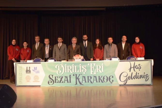 Erzurum’da ‘Diriliş eri Sezai Karakoç’ paneli