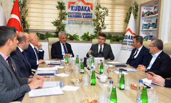 KUDAKA yönetimi, 2022 yılının son toplantısını Erzurum’da yaptı