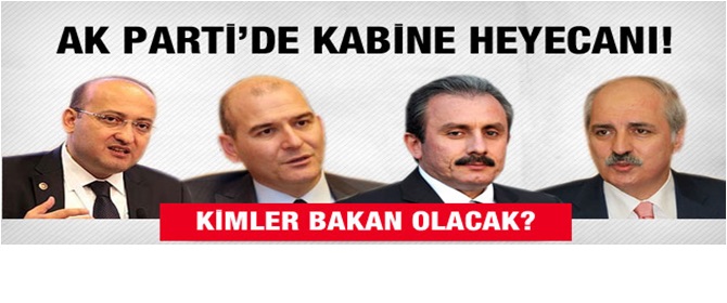 Yeni kabinede kimler olacak?