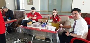 Erzurum’da 2023 yılının ilk kan bağışı sağlık çalışanlarından