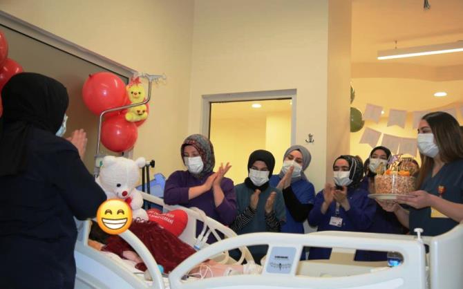 Erzurum Şehir Hastanesi Çocuk Palyatif Merkezinde aile şefkatinde hizmet
