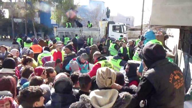 Hatay Kırıkhan’da depremzedelerin yardım teşekkürü