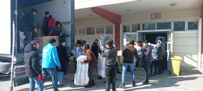 Erzurum’dan deprem bölgesine yardımlar çığ gibi büyüyor