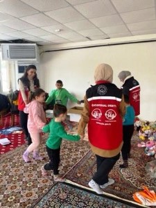 Erzurum psikososyal destek ekibi deprem bölgesinde
