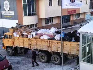 Atatürk Üniversitesi psikososyal destek ekibi ile 5. yardım tırı deprem bölgesine ulaştı