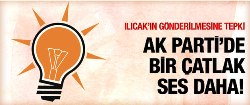 AK Parti'de bir çatlak ses daha!