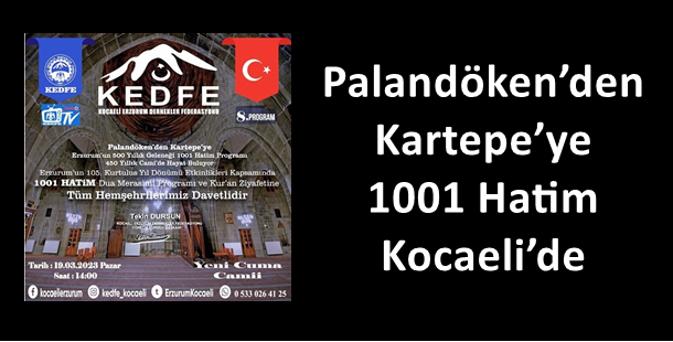 Palandöken’den Kartepe’ye 1001 Hatim Kocaeli’de