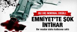 Emniyette şok intihar...