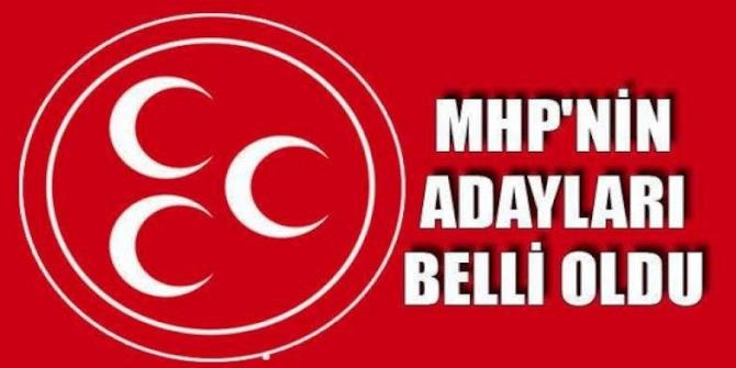 MHP Erzurum milletvekili adayları belli oldu...