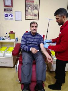 Kent konseyi engelli meclisi üyeleri kan bağışında bulundu