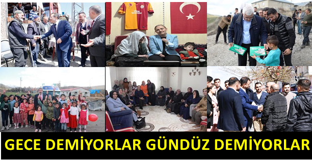 Ak Parti Milletvekili adayları hız kesmiyor...