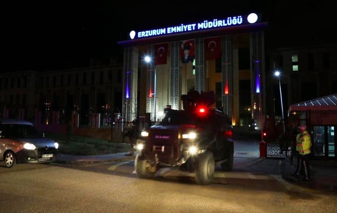 Erzurum'da Kökünü Kurutma Operasyonu'nda 59 şüpheli tutuklandı