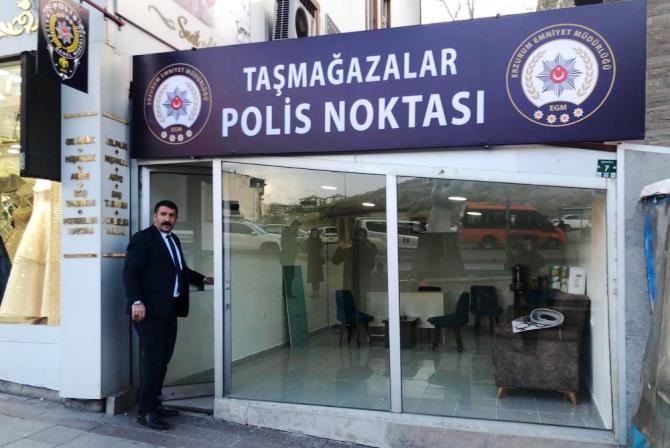 Gürcüler kuyumcuyu patlattı, Taş mağazalarına polis noktası geldi