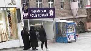 Gürcüler kuyumcuyu patlattı, Taş mağazalarına polis noktası geldi