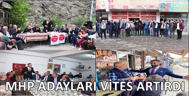 MHP ADAYLARI VİTES ARTIRDI