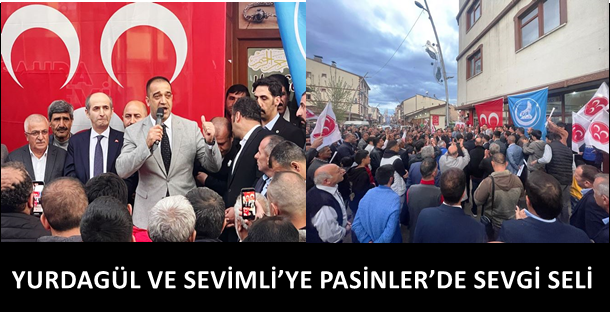 YURDAGÜL VE SEVİMLİ’YE PASİNLER’DE SEVGİ SELİ