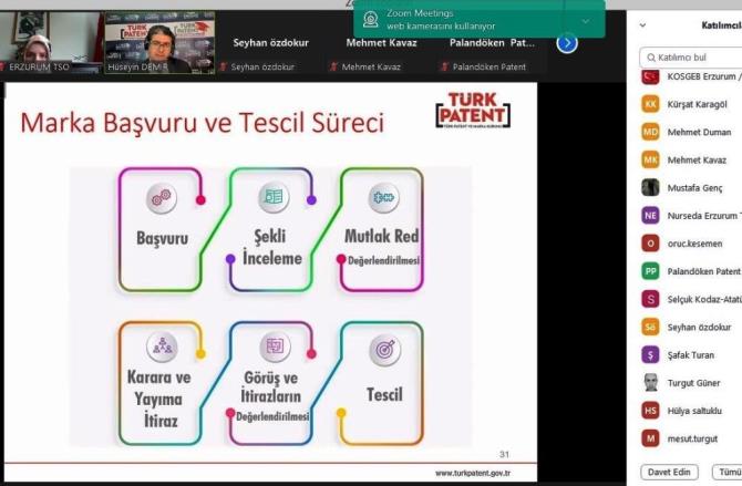 ETSO-TÜRKPATENT işbirliğiyle, ‘sınai mülkiyet hakları’ eğitimi