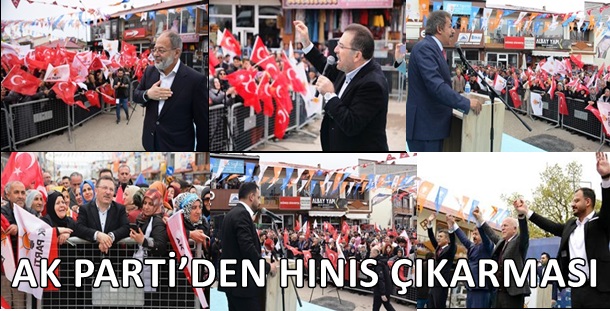 HINIS MİTİNGİNDE SEVGİ SELİ  -FIRAT; HINIS HALKI DİYANETİ KAPATMAK İSTEYENLERE HAK ETTİĞİ CEVABI VERECEKTİR