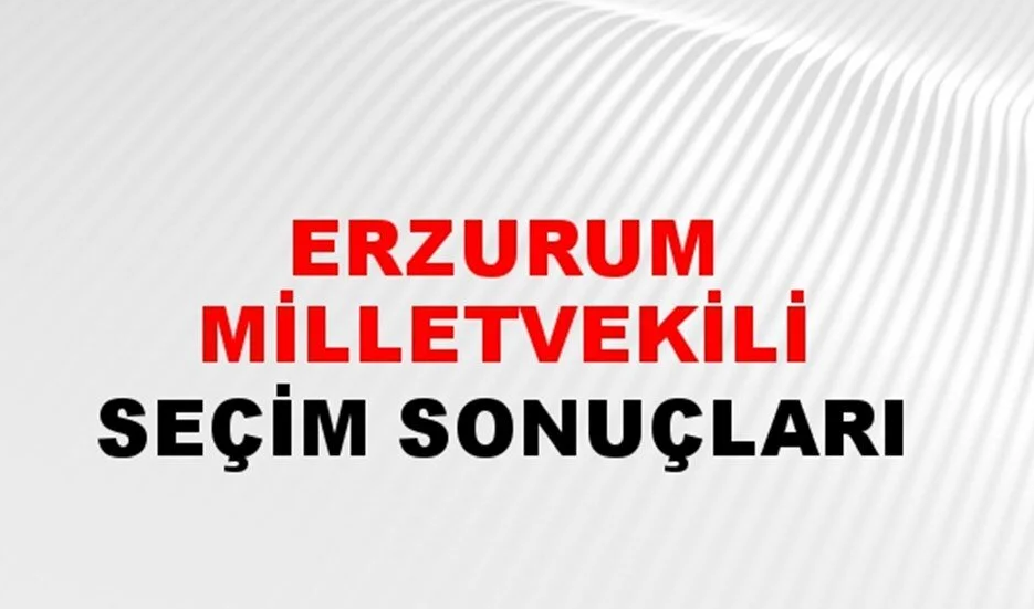 İşte Erzurum'da Milletvekili Dağılımı