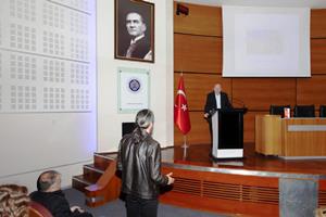 Prof. Dr. Ingo eilks, Atatürk Üniversitesinde sunum yaptı