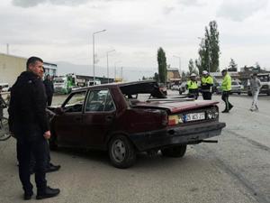 Erzurum'da trafik kazası: 1 ölü, 1 yaralı