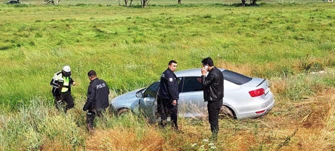 Sağanak yağmur trafik kazasına neden oldu