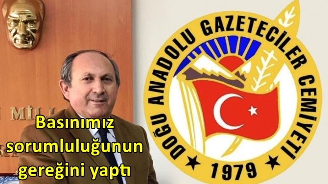 Basınımız sorumluluğunun gereğini yaptı