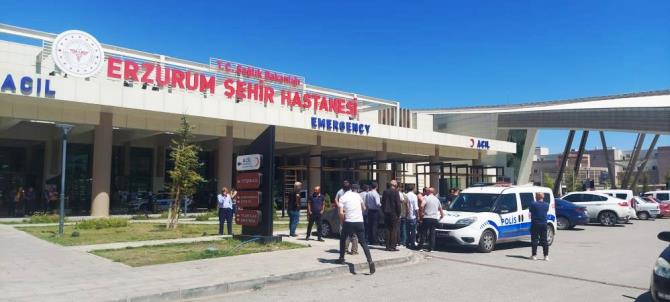 Erzurum şehir hastanesinde kavga