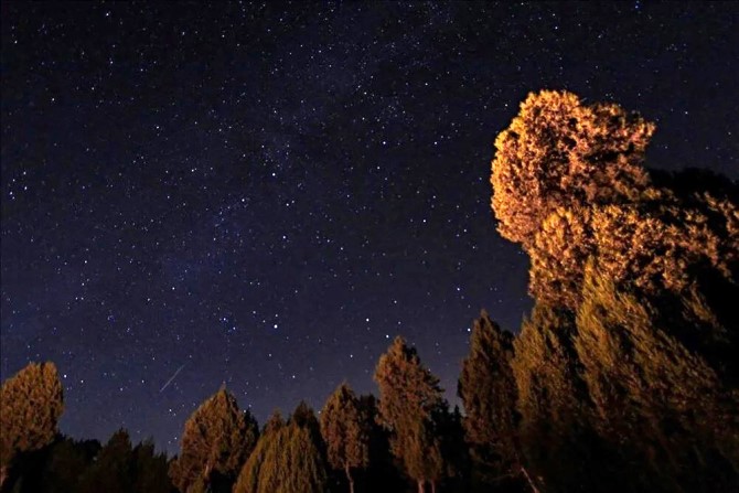 Perseid meteor yağmuru, Atatürk Üniversitesinde heyecanla izlendi