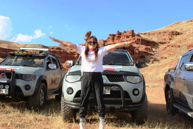 Erzurum’da kadınların off-road heyecanı