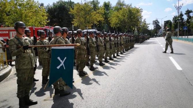 Erzurum’da 30 Ağustos provası