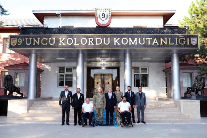 Gazilerden Tümgeneral Sayın Tevfik Algan’a ziyaret