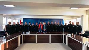 Erzurumspor’da Başkan Dal altyapı hocalarıyla buluştu