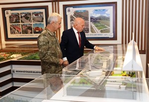 Tümgeneral Tevfik Algan’dan Başkan Sekmen’e ziyaret