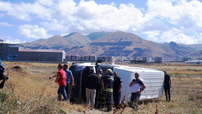 Erzurum’da trafik kazası: 1 yaralı