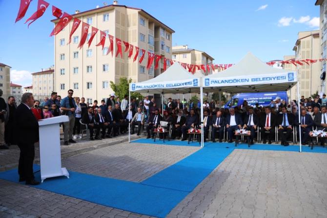 Palandöken’de şehidin isminin verildiği mahalle konağı hizmete açıldı